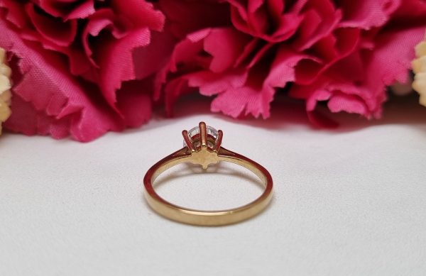 9ct Yellow Gold Solitaire Ring TW369925 - Image 8