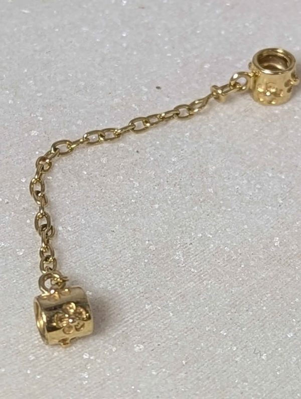 Pandora 14ct Yellow Gold Safety Chain (2.47gms) - BP342137 - Image 5