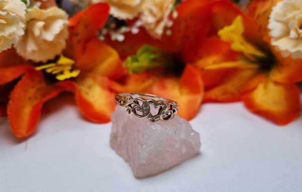 9ct Yellow Gold Heart Ring TW355283