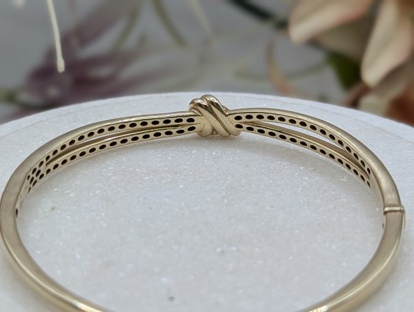 Ladies 10CT Yellow Gold Tieknot Bangle (12gms) - BP382831 - Image 5