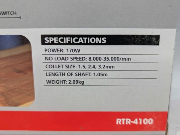 Sealed Ozito 170W Rotary Tool Kit With Flex Shaft (RTR-4100) - BP389919 - Image 4