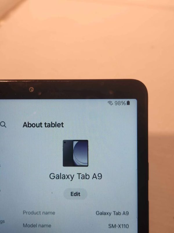 SAMSUNG TABLET-TAB A9 WITH CHARGER #GN389352 - Image 11