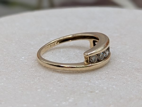 Ladies 10CT Yellow Gold Diamond Ring (3.0gms) - BP349275 - Image 3