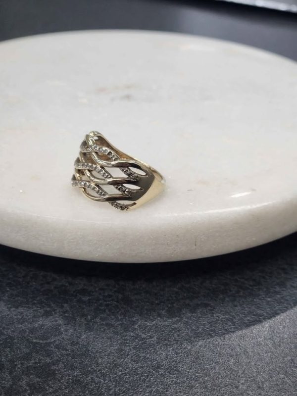 9CT YELLOW GOLD RING #GN388200 - Image 13