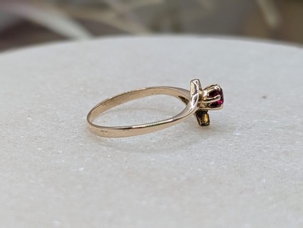 Ladies 10CT Yellow Gold Stone Ring (1.0grm) - BP384410 - Image 2