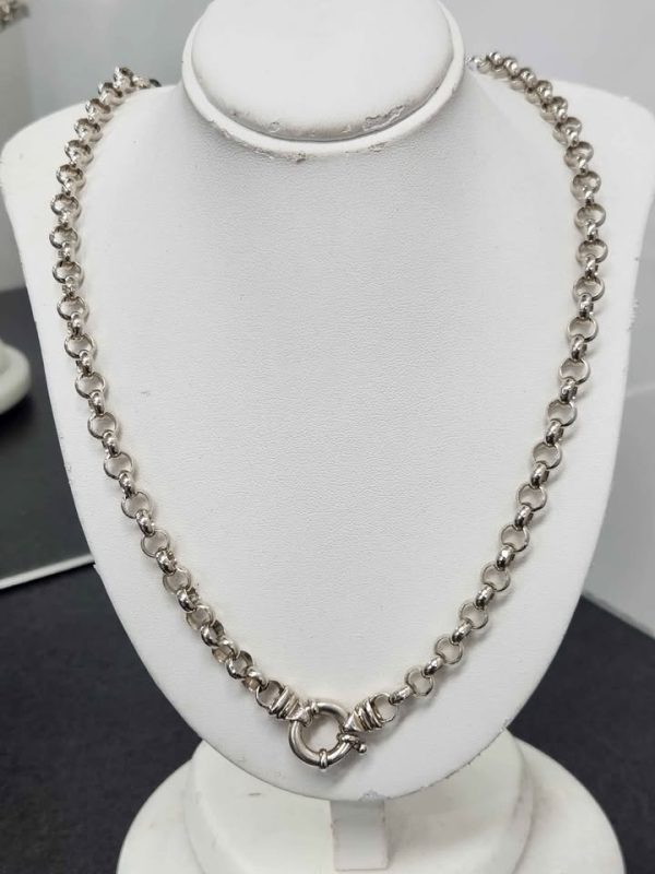 LADIES 925CT SILVER NECKLACE #GN343761 - Image 6