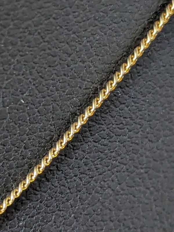 Ladies 9CT Yellow Gold Necklace With Heart Locket(3.59gms) - BP383761 - Image 4