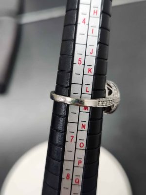 18CT WHITE GOLD DIAMON RING #GN355455