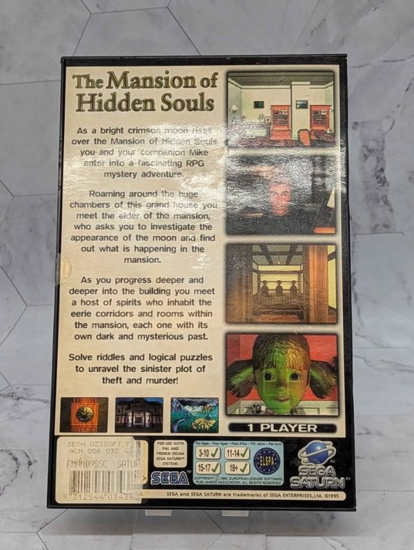 Sega Saturn The Mansion Of Hidden Souls Video Game - BP386151 - Image 3