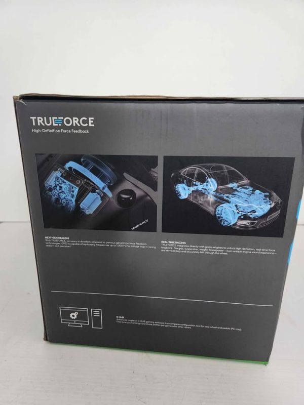 LOGITECH DRIVING WHEEL AND PEDAL G923 #GN386554 - Image 3