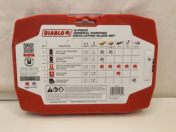 Diablo 5-Piece General Purpose Oscillating Blade Set - IP386553 - Image 3