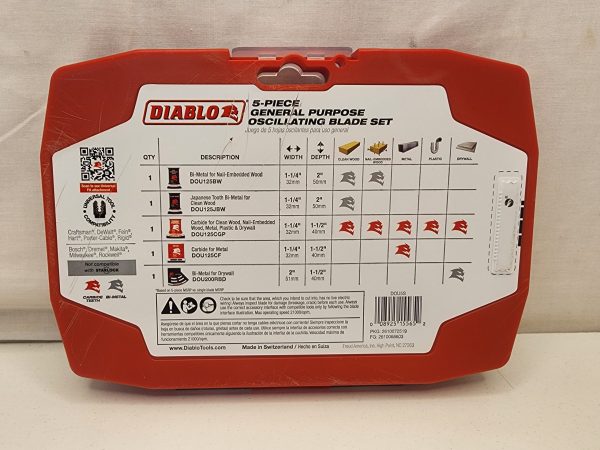 Diablo 5-Piece General Purpose Oscillating Blade Set - IP386553 - Image 7