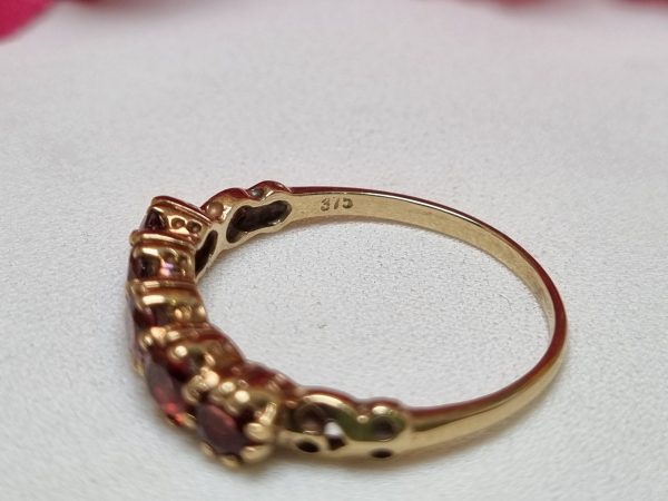 9ct Yellow Gold Five Stone Ring TW370653 - Image 7