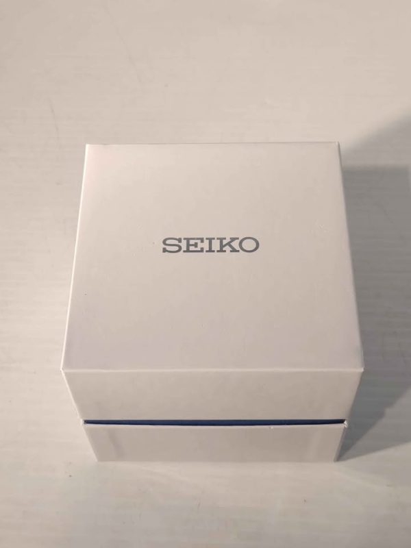 MENS SEIKO WATCH 4R36-14B0 IN BOX WITH EXTRA LINK #GN387894 - Image 9