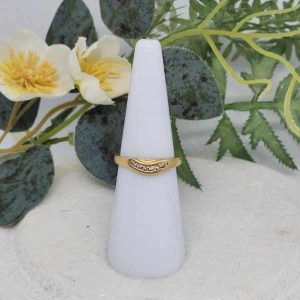 18CT YELLOW GOLD RING #GN299341