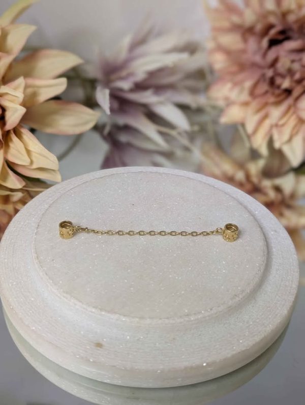 Pandora 14ct Yellow Gold Safety Chain (2.47gms) - BP342137