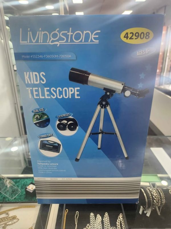 KIDS LIVINGSTONE TELESCOPE IN BOX #GN387308 - Image 6