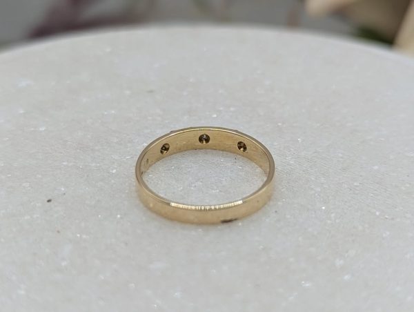 Ladies 18CT Yellow Gold, Diamond and Palladium Ring (2.36gms) - BP300134 - Image 4