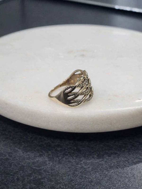 9CT YELLOW GOLD RING #GN388200 - Image 12