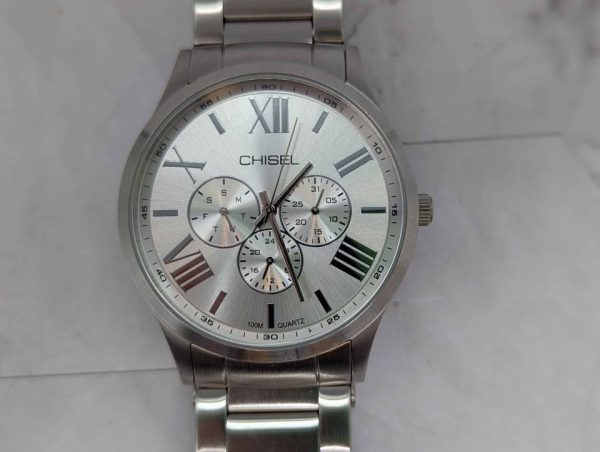 Mens Chisel Silver Vector Watch (5829021) - BP385125 - Image 2
