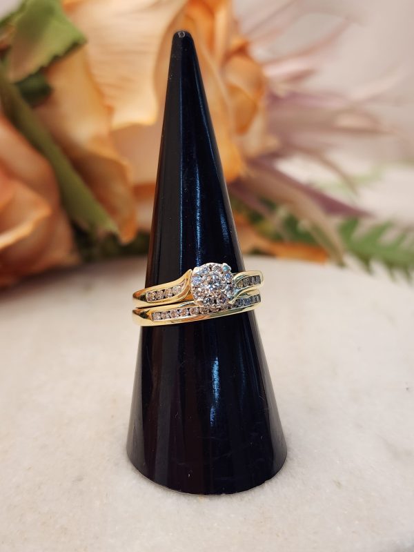 Ladies 9CT Yellow Gold Diamond Ring - IP387913-1 - Image 12