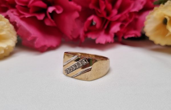 9ct Yellow Gold Signet Dress Ring TW386173 - Image 7