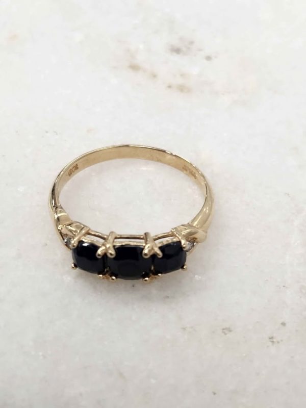 9CT YELLOW GOLD RING #GN388413 - Image 7