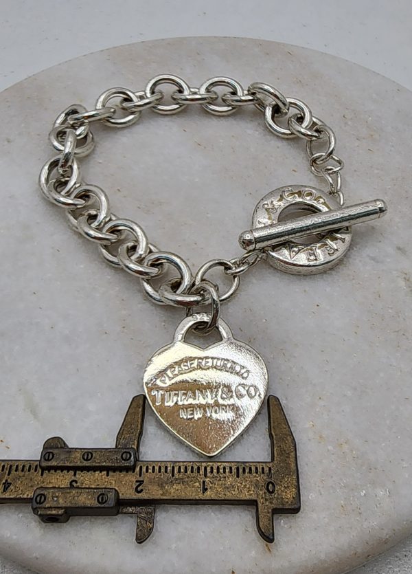 Tiffany&Co. Heart Tag Toggle Bracelet Silver 925 - IP382661 - Image 6