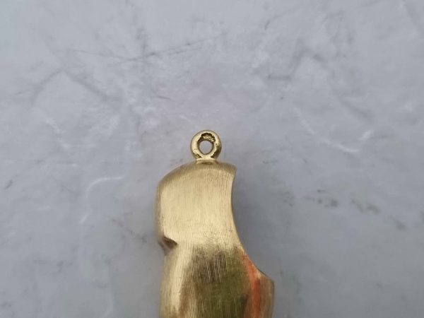 14CT YELLOW GOLD SHOE PENDANT TW384818-3 - Image 7
