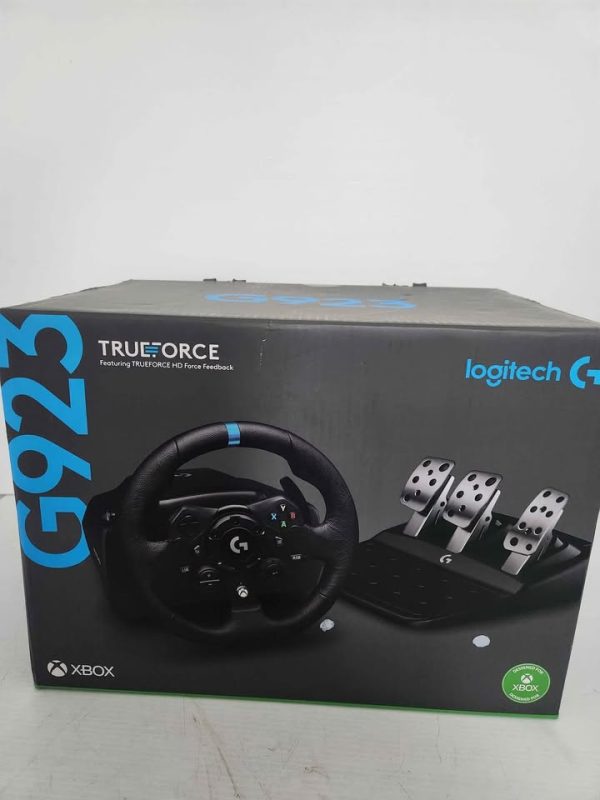 LOGITECH DRIVING WHEEL AND PEDAL G923 #GN386554 - Image 6