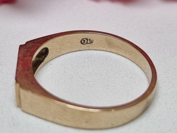 9ct Yellow Gold Signet Ring TW372636 - Image 7