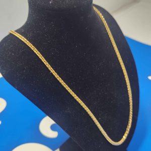 18CT YELLOW GOLD NECKLACE #GN365192