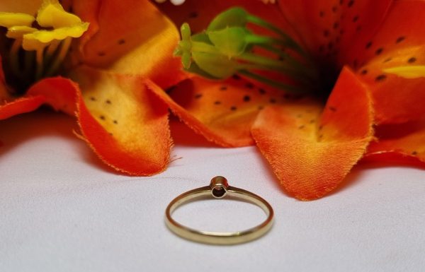 14ct Yellow Gold Solitaire Ring TW384820 - Image 8