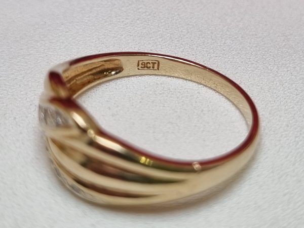 9ct Yellow Gold Twist Ring TW369930 - Image 7