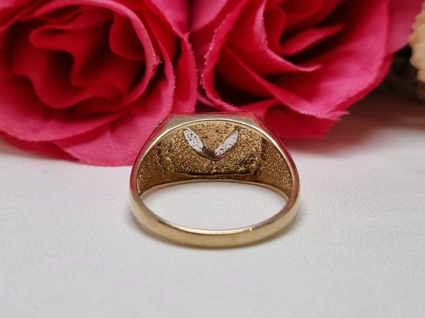 9ct Yellow Gold Eagle Signet Ring TW384471 - Image 8