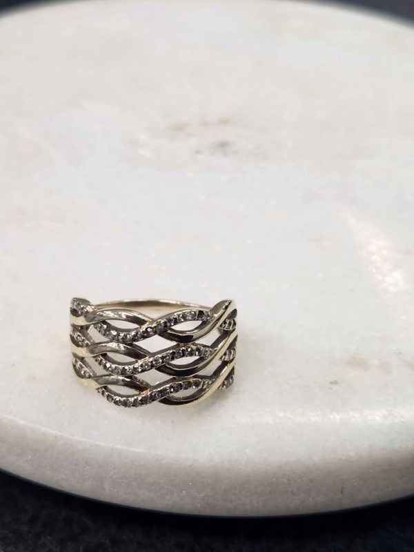 9CT YELLOW GOLD RING #GN388200 - Image 9