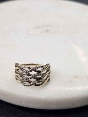 9CT YELLOW GOLD RING #GN388200