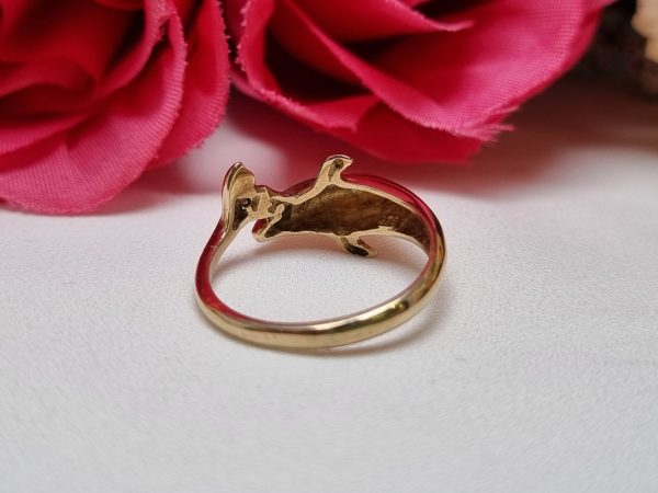 9ct Yellow Gold Dolphin Band TW341847 - Image 6