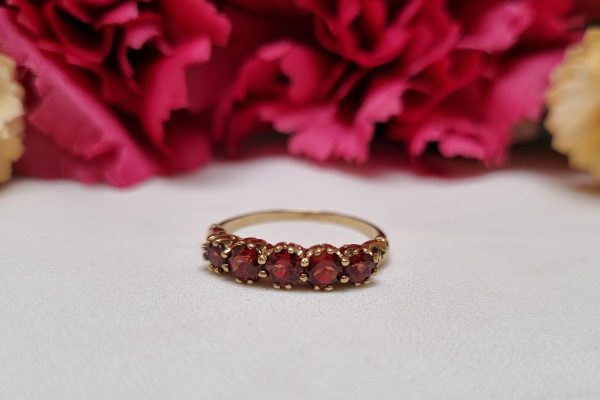 9ct Yellow Gold Five Stone Ring TW370653 - Image 2