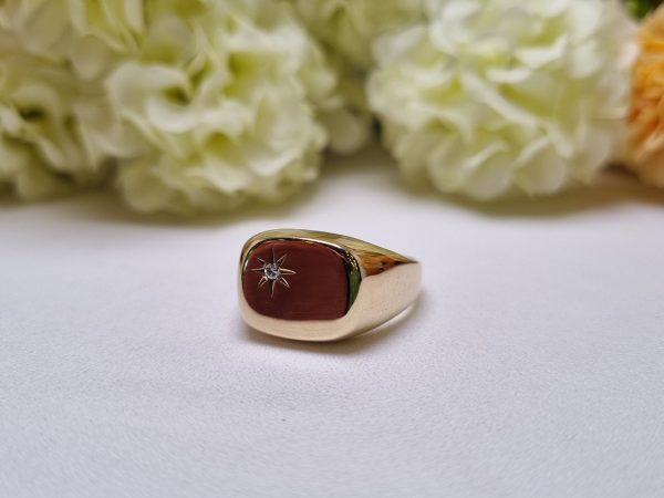 9ct Yellow Gold Signet Ring TW370880 - Image 6