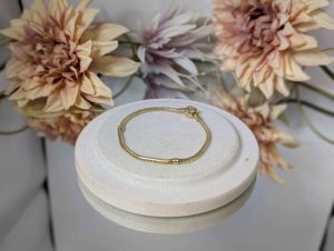Ladies Pandora 14ct Yellow Gold Charm Bracelet (17.79gms) - BP342131
