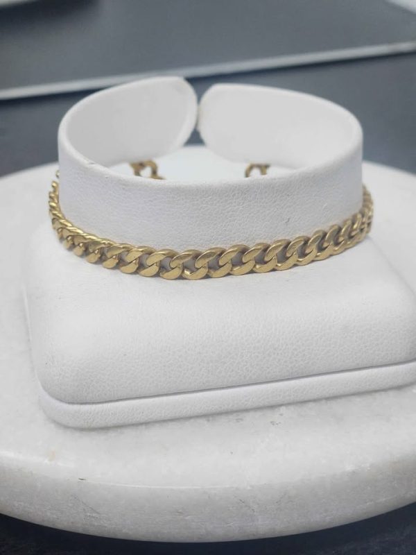 24CT YELLOW GOLD BRACELET #GN390395 - Image 10