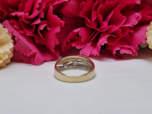 9ct Yellow Gold Diamond Band TW369805 - Image 12
