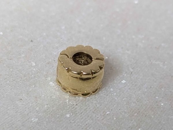 Ladies 14ct Yellow Gold Pandora Charm Stopper (1.96gms) - BP342136 - Image 2