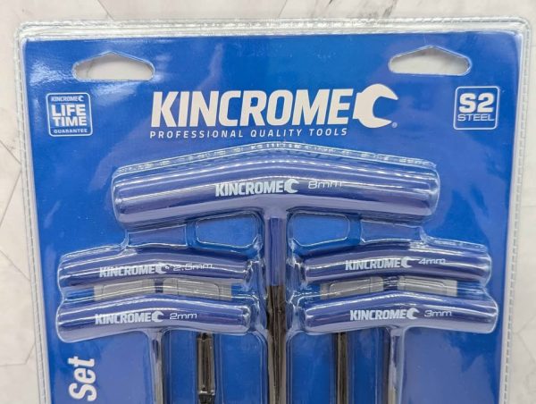 Kinchrome 8 Pce T-Handle Hex Key Set (K5281) - BP388707 - Image 2