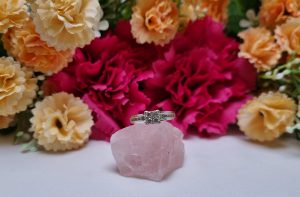 9ct White Gold Diamond Cluster Ring TW383749