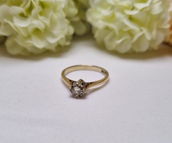 14ct Yellow Gold Solitaire Ring TW382669 - Image 2