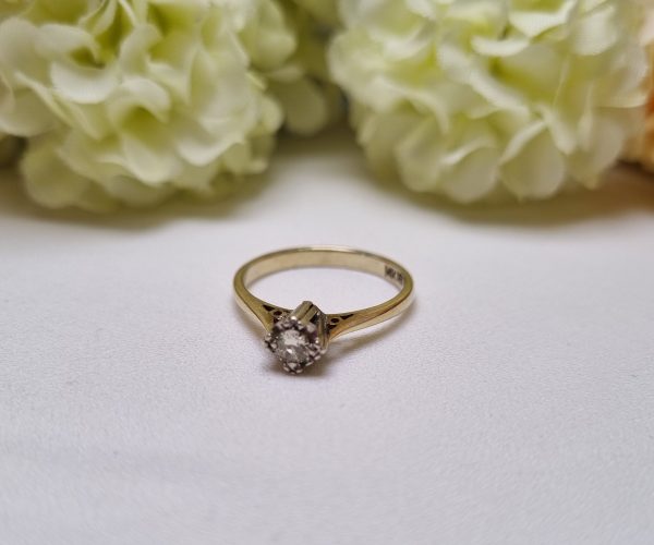 14ct Yellow Gold Solitaire Ring TW382669 - Image 6