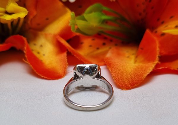 9ct White Gold diamond Cluster/Halo Ring TW384824 - Image 5