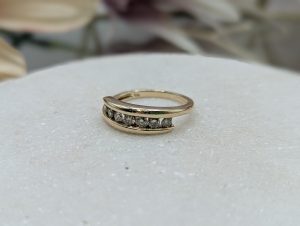 Ladies 10CT Yellow Gold Diamond Ring (3.0gms) - BP349275